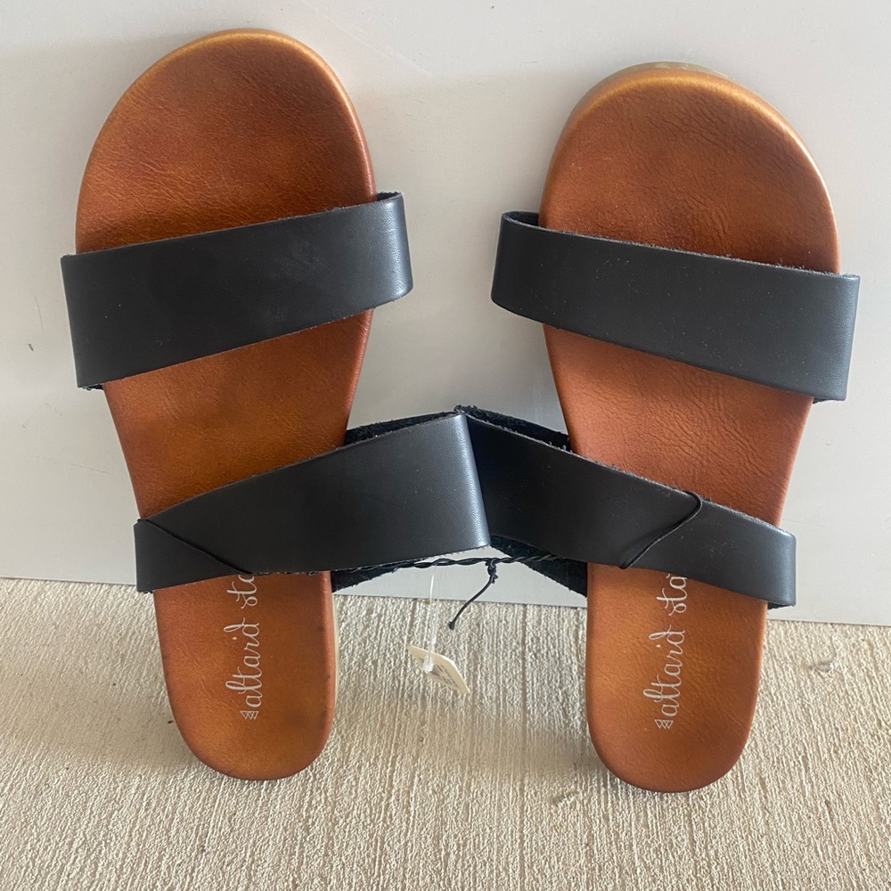 Black and Brown Women's Sandals